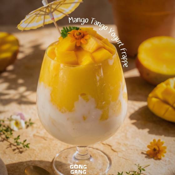 Mango Tango Yogurt Frappe GongGang Café ตรัง