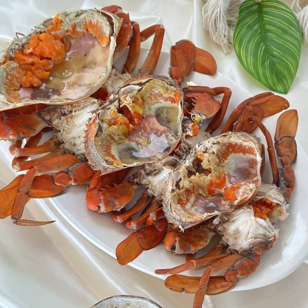อาหารทะเลและบรรยากาศ GongGang Café หาดยาวซีฟู้ด ตรัง